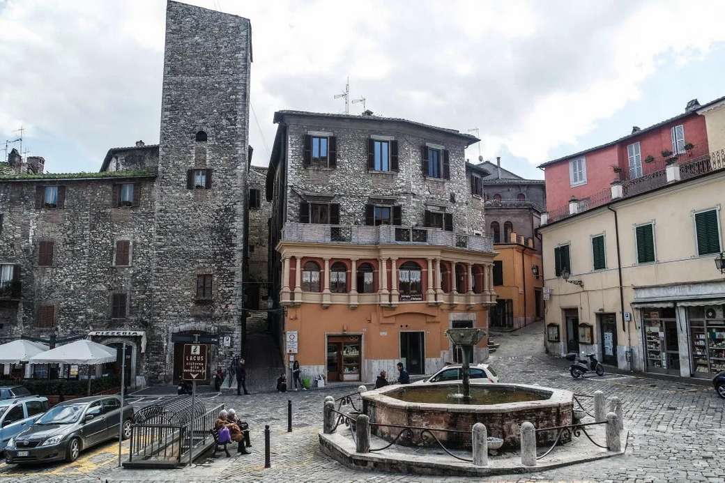 Narni στο κέντρο της πόλης Umbria Ιταλία online παζλ