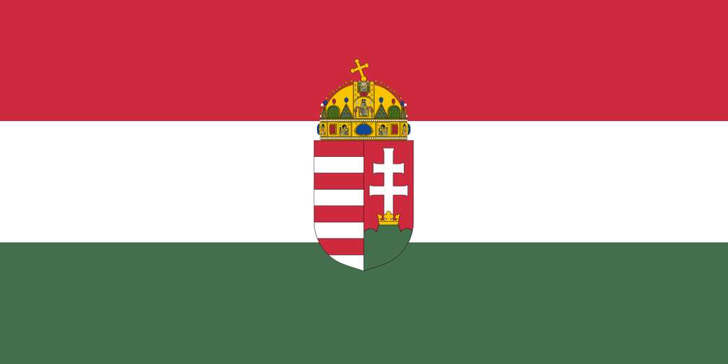 Drapeau des armoiries hongroises puzzle en ligne