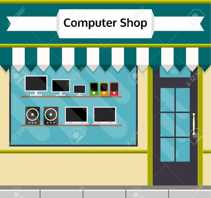 negozio di computer per la terza elementare puzzle online