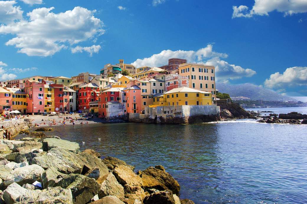 Genua Bucht Ligurien Italien Online-Puzzle