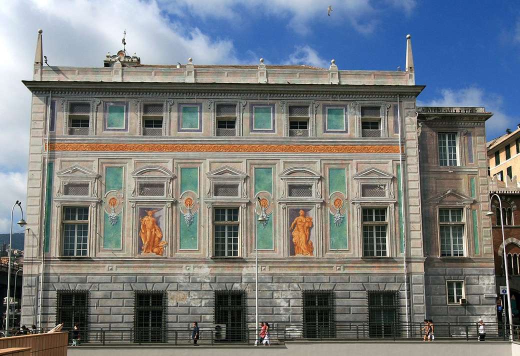 Genua Palazzo San Giorgio Ligurien Italien Online-Puzzle