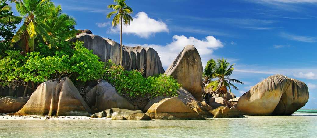 Seychelles intéressantes puzzle en ligne
