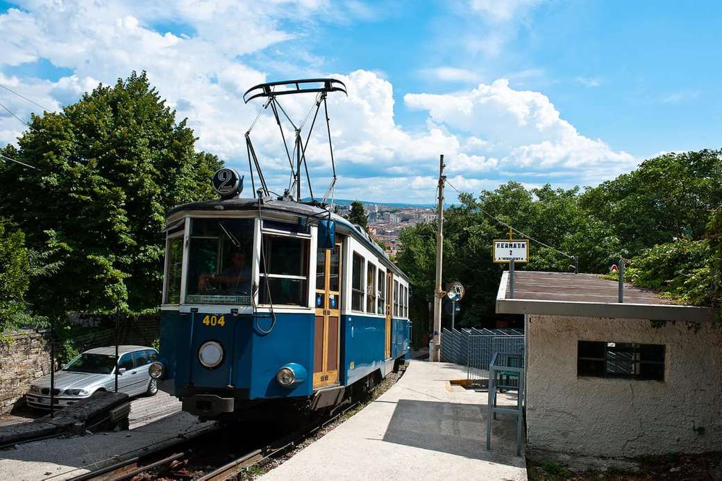 Historische Tram in Triest Italien Online-Puzzle