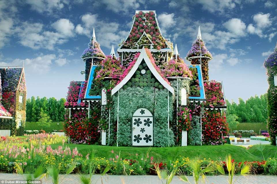 une telle maison de fleurs puzzle en ligne