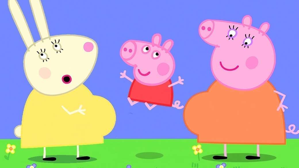 Peppa pig a přátelé online puzzle