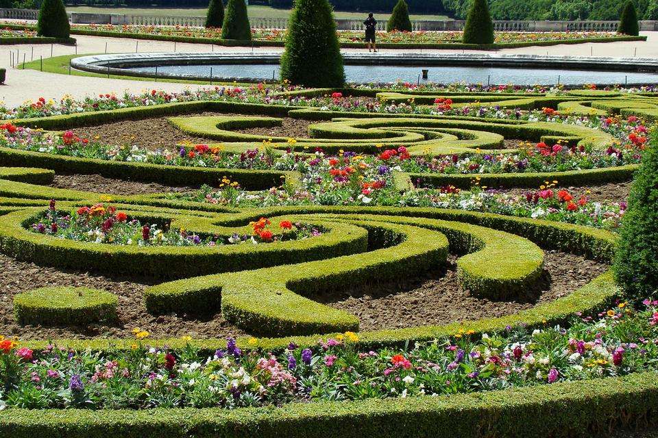 Версальський сад пазл онлайн