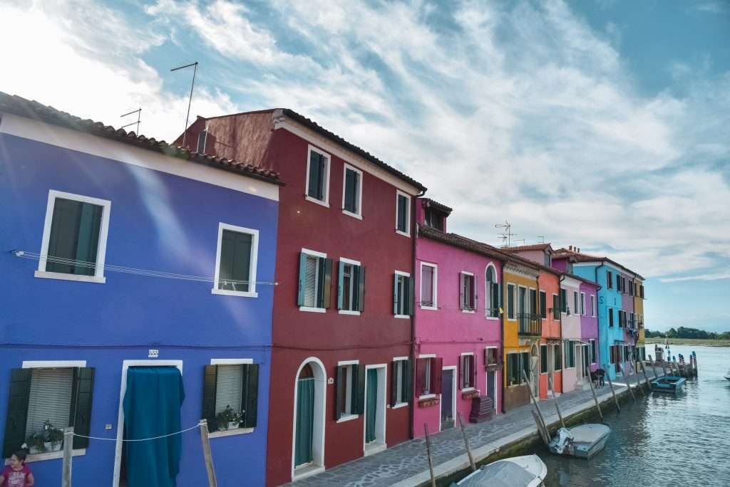 Itálie - barevné domy online puzzle
