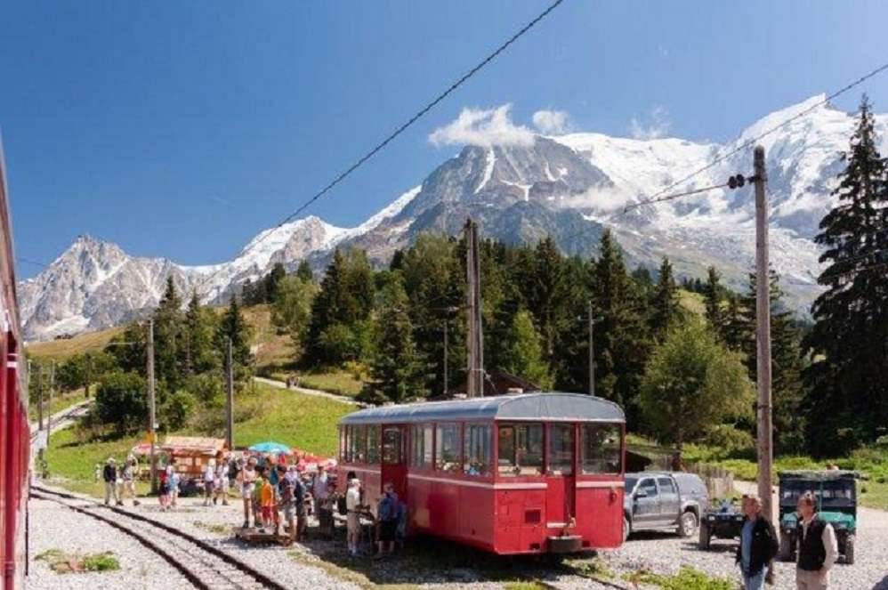 Ορεινός όγκος Mont Blanc. online παζλ