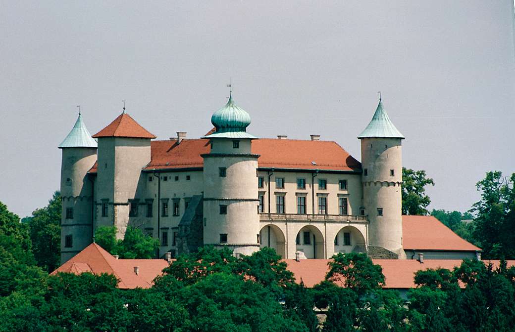 Замъкът в Wiśnicz онлайн пъзел