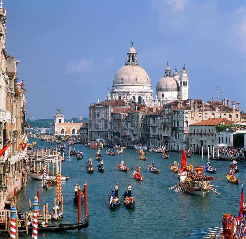 Базилика Санта-Мария-делла-Салюте Венеция онлайн-пазл