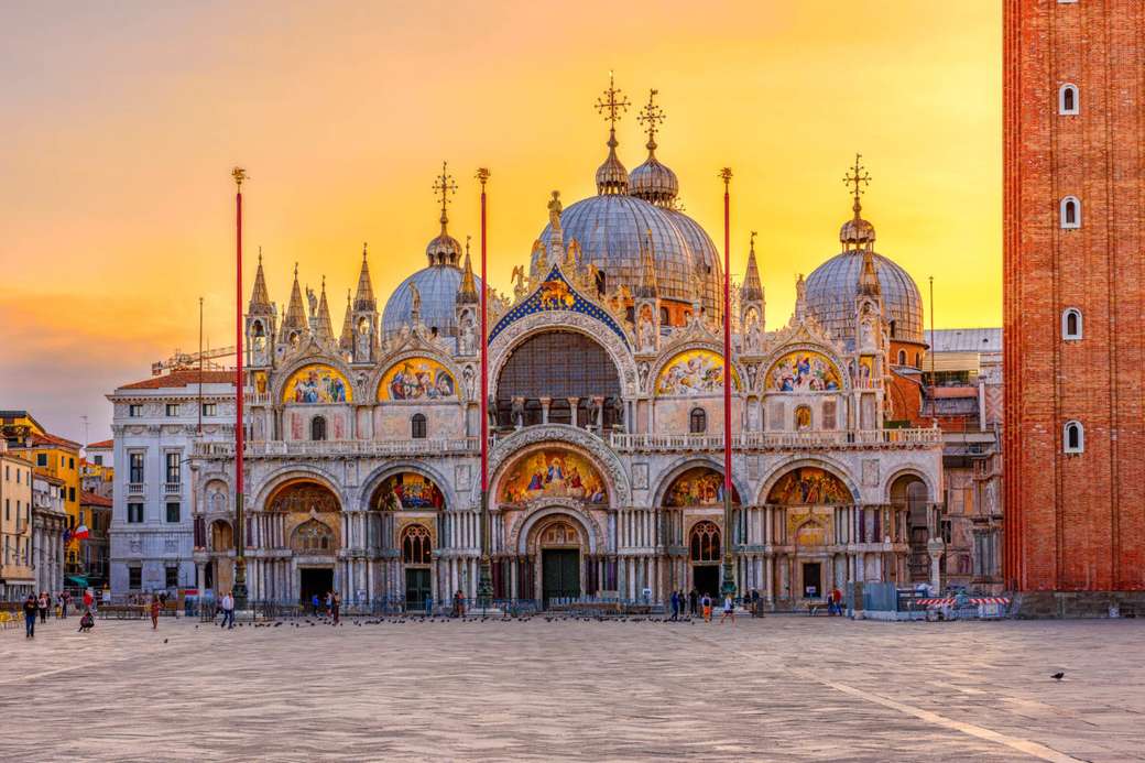 Saint Mark's Cathedral in Venetië online puzzel