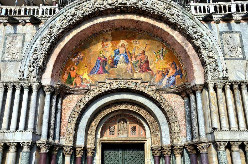 Ο καθεδρικός ναός του Αγίου Μάρκου στη Βενετία online παζλ