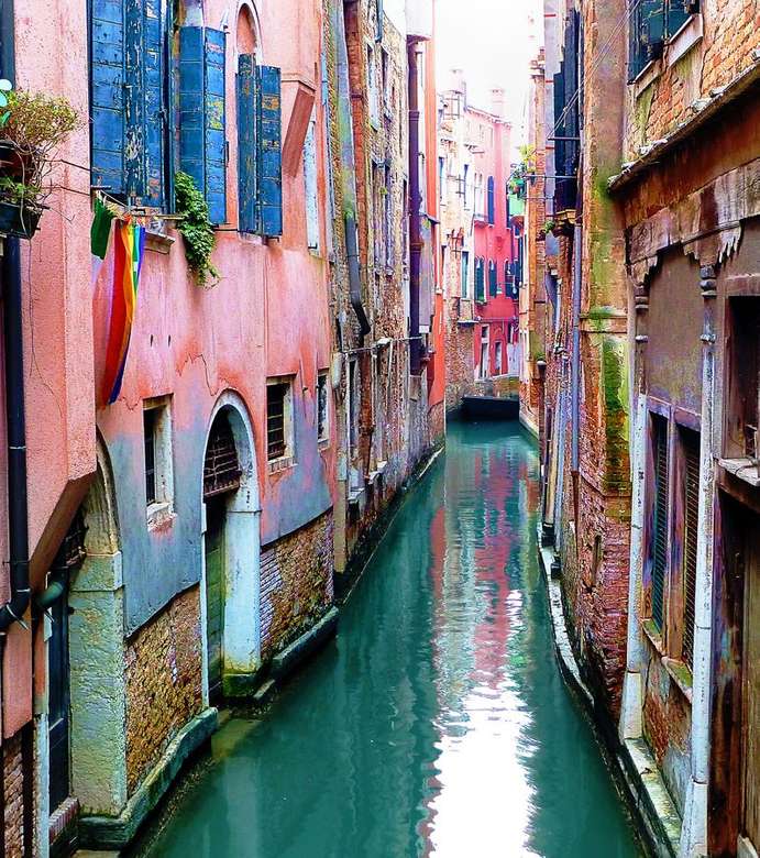 Κανάλια στη Βενετία online παζλ