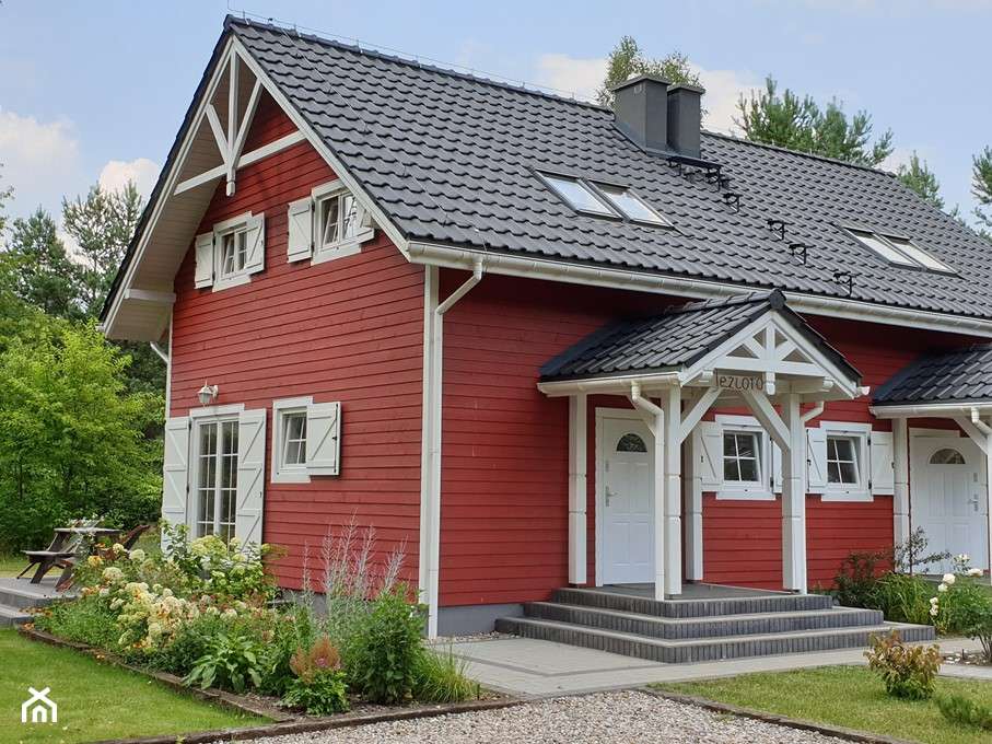 Skandinaviskt hus Pussel online