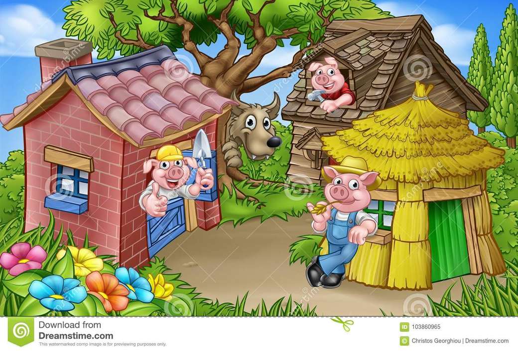 The three little pigs jigsaw puzzle online