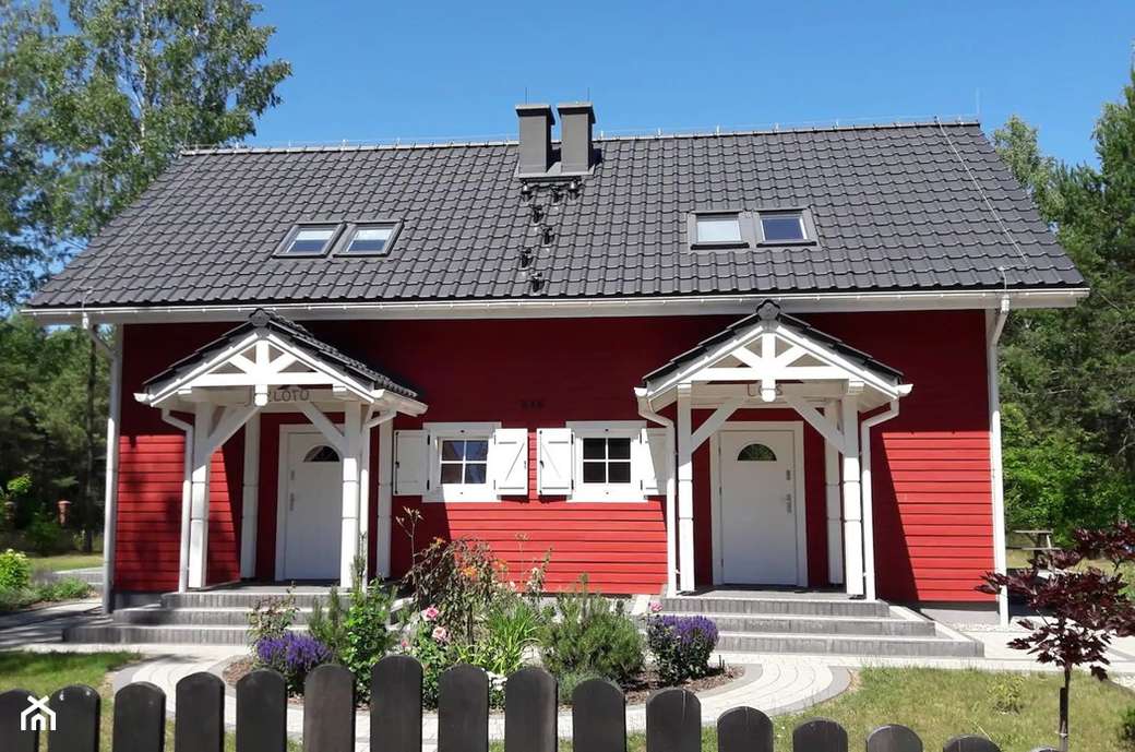 Het rode huis legpuzzel online