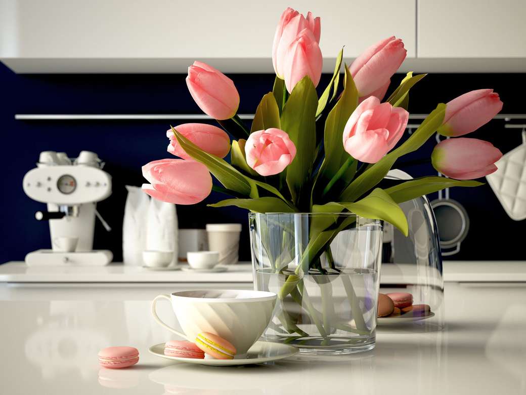 Pink tulips jigsaw puzzle online