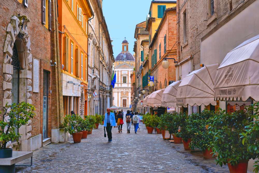 Cidade de Macerata em Marche, Itália quebra-cabeças online