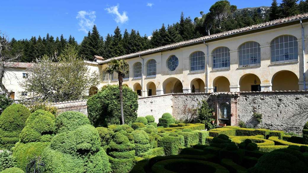Veroli Monastery of Sant Erasmo in Marche Italy jigsaw puzzle online