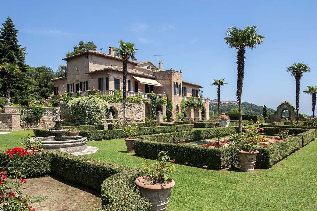 Pesaro Villa Cattani Stuart Region Marken Italien Online-Puzzle