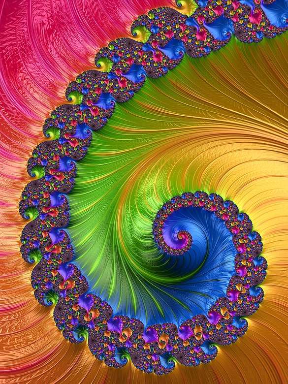 Disegni a spirale decorati puzzle online