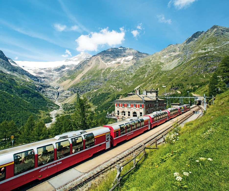 Alpen- trein online puzzel