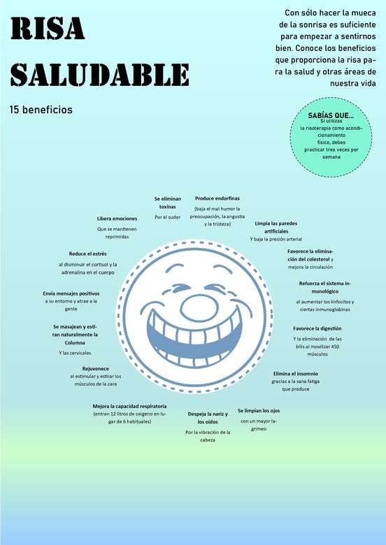Lachen als gesundheitlicher Vorteil Online-Puzzle