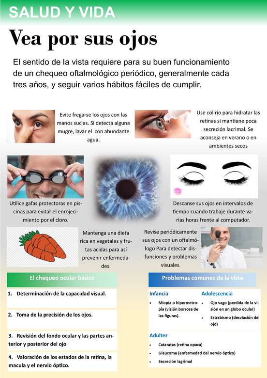 Здраве на очите онлайн пъзел