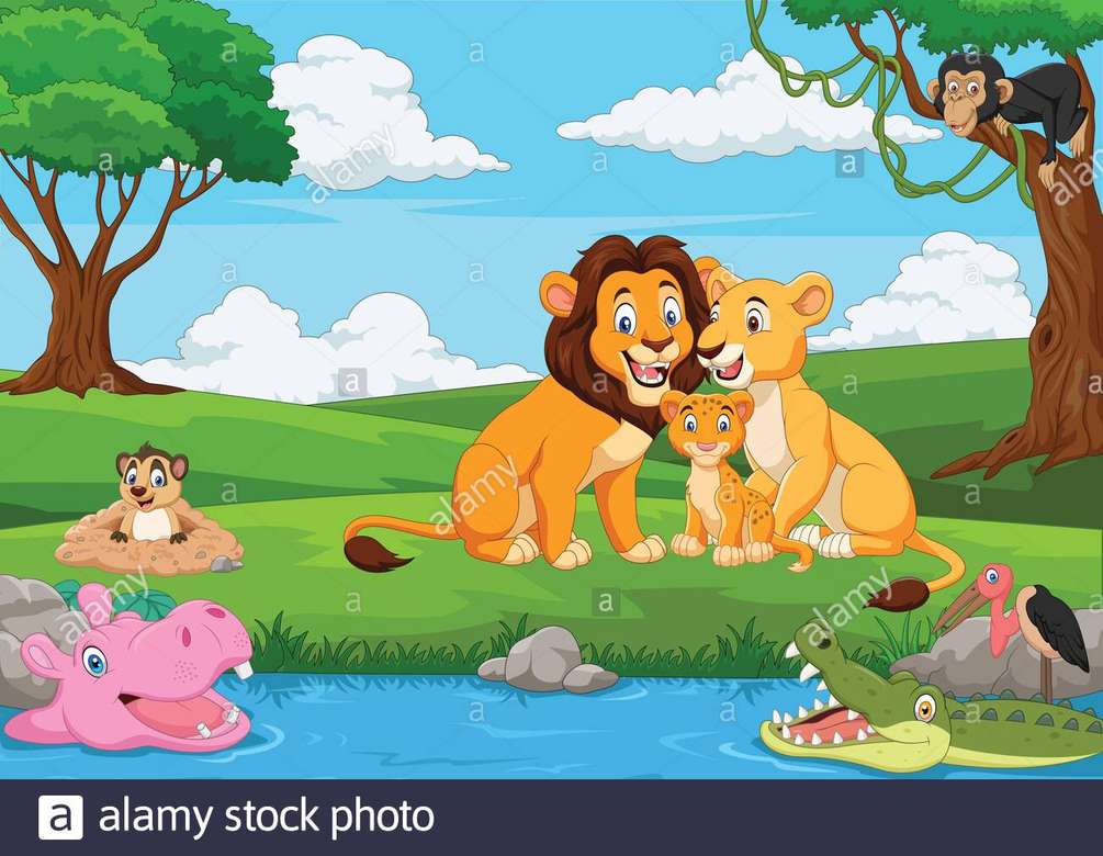 KING OF THE JUNGLE online puzzle