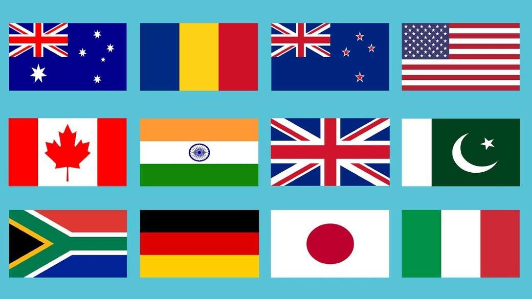 Puzzel vlaggen legpuzzel online