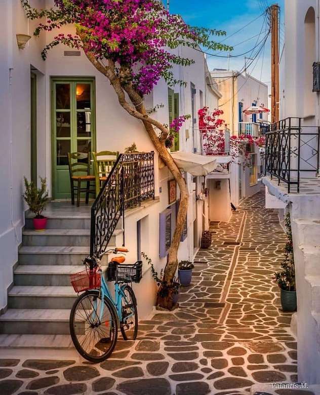 Mi amada, maravillosa Grecia, Santorini rompecabezas en línea