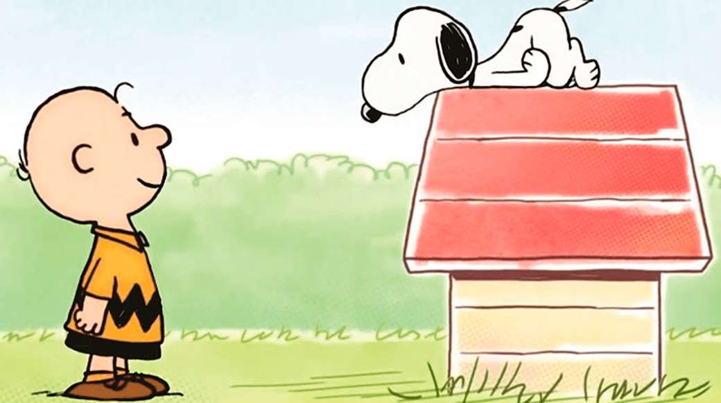 Snoopy y Charlie Brown rompecabezas en línea