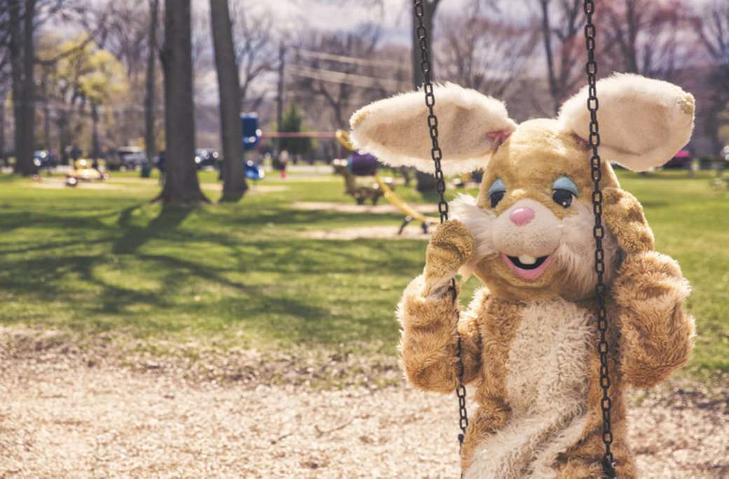 bunny on a swing online puzzle