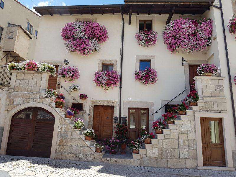 Pescocostanzo i Abruzzo Italien pussel på nätet
