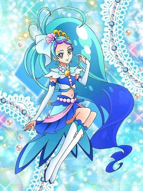 海 藤 南 (人魚 天使 Cure Mermaid) online puzzel