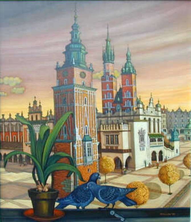 Cloth hall in Krakow online puzzle
