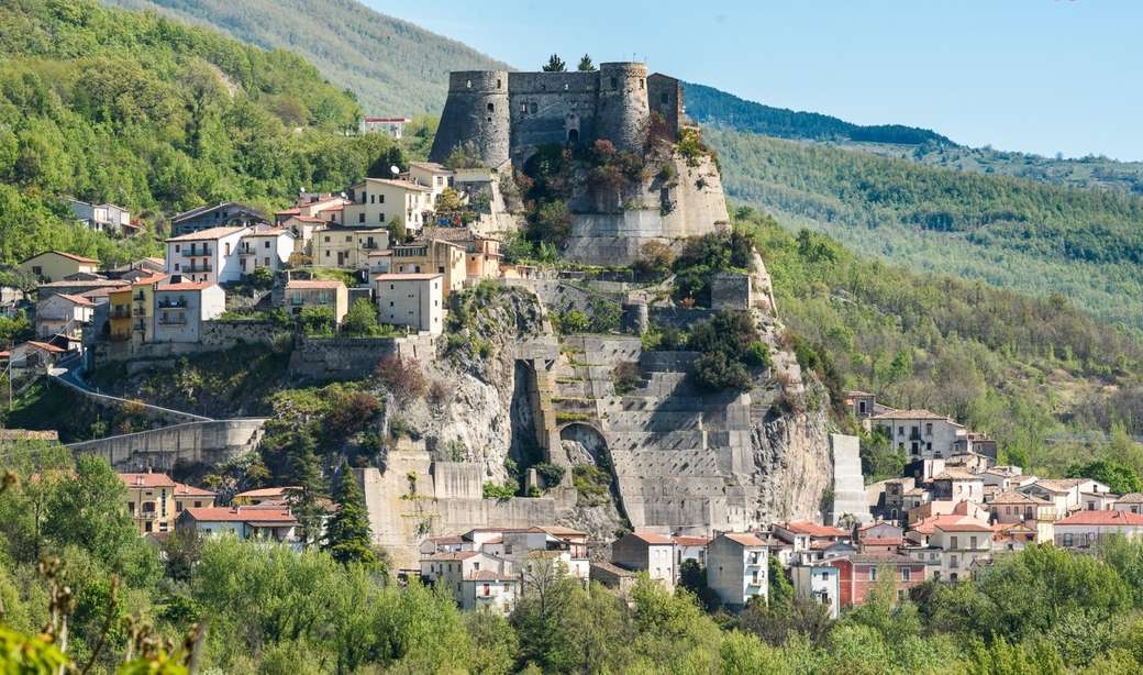 Volturno Castello Pandone Molise-regionen Italien pussel på nätet