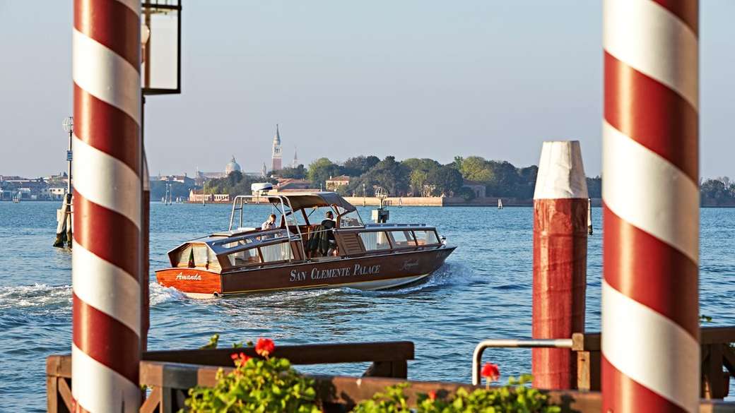 Canale Grande Venetië uitzicht vanaf het Kempinski Hotel legpuzzel online