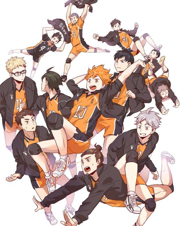 HAIKYUU !! онлайн пъзел