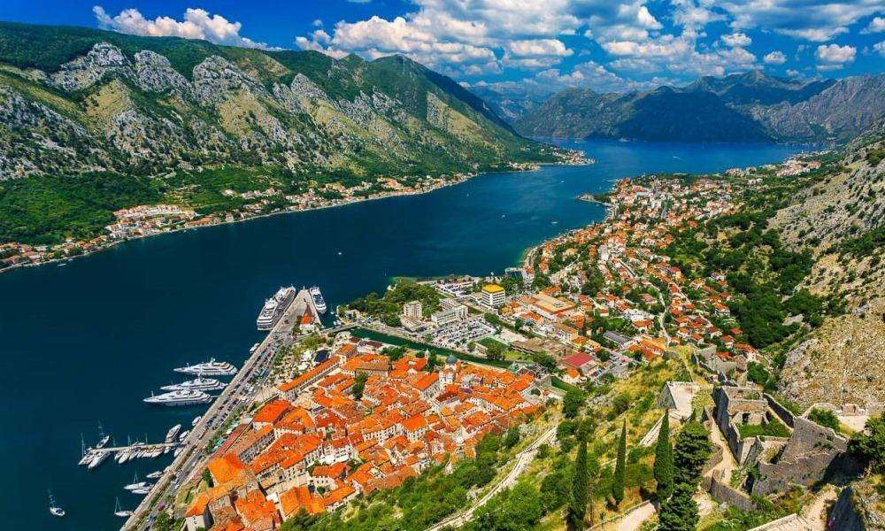 Bergen, baai, stad legpuzzel online