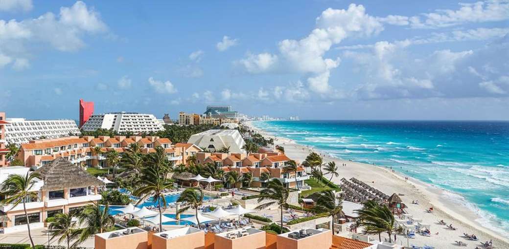 Cancun tengerpartja online puzzle