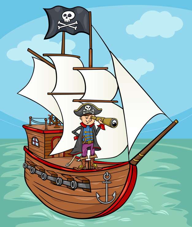 Пиратский корабль пазл онлайн
