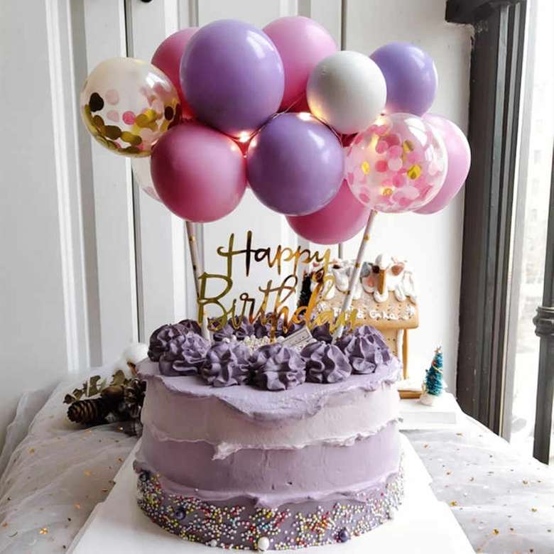 Torta de cumpleaños rompecabezas en línea