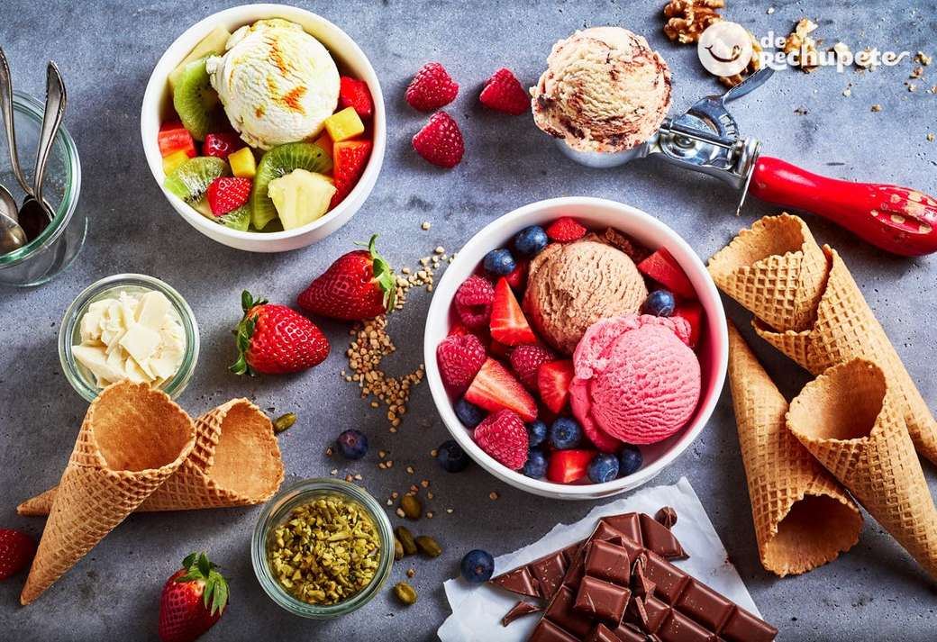 Zmrzlinový dezert skládačky online