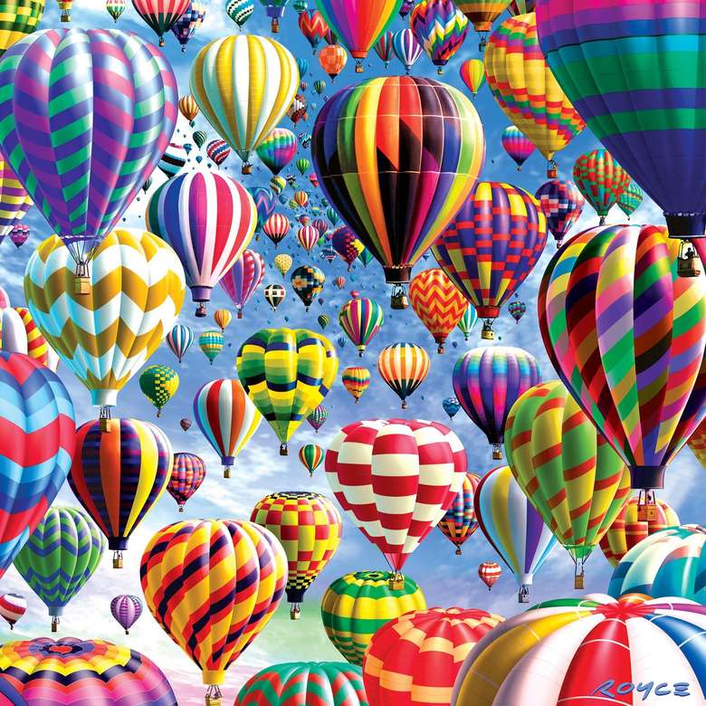 Heißluftballons Puzzle