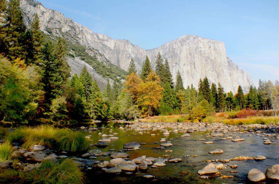 Yosemitský park online puzzle