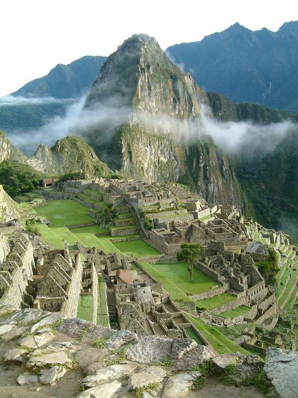 Machu Picchu pussel på nätet