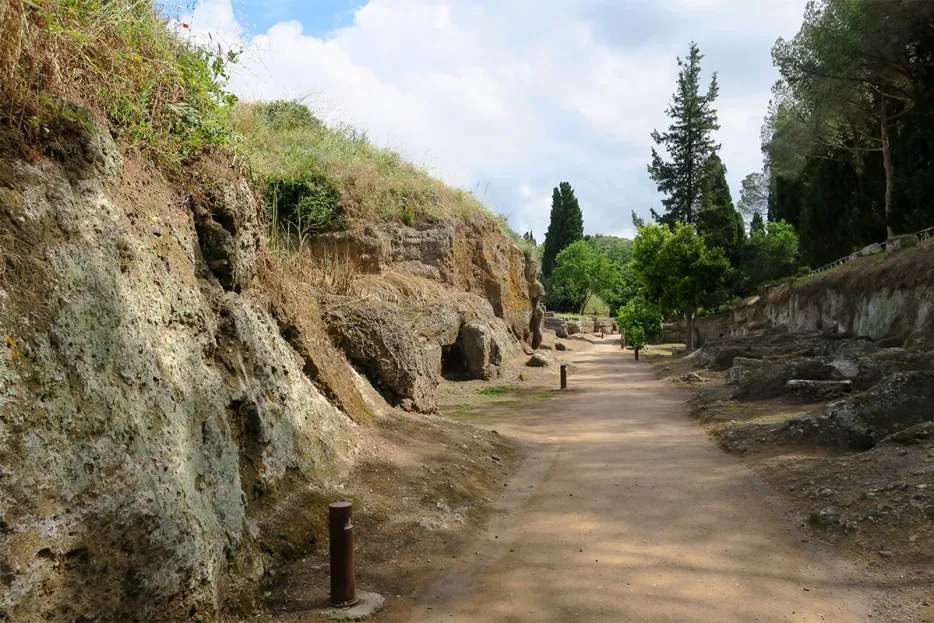 Αρχαίος οικισμός Cerveteri Etruscan περιοχή Λάτσιο παζλ online