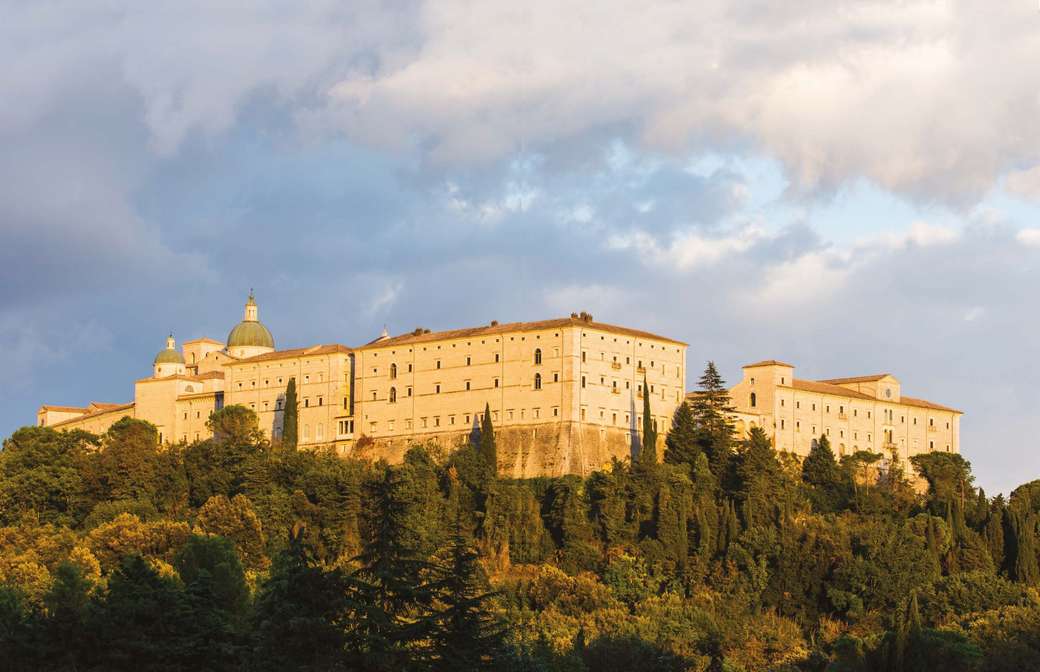 Abația Monte Cassino Regiunea Lazio Italia puzzle online
