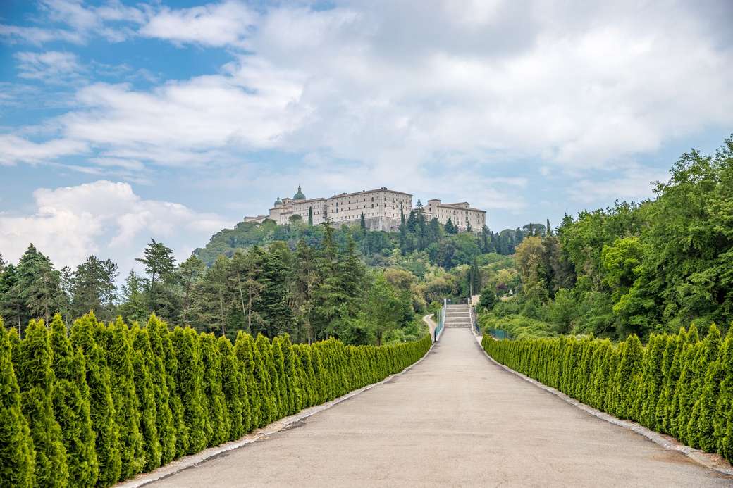 Monte Cassino Abbey Lazio Region Italy pussel på nätet